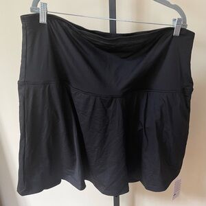 Lands' End Women's Black Swim Skirt